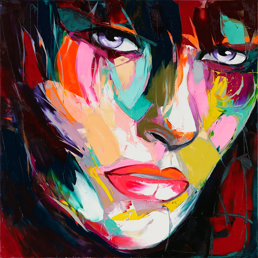 Francoise Nielly Portrait Palette Painting Expression Face052